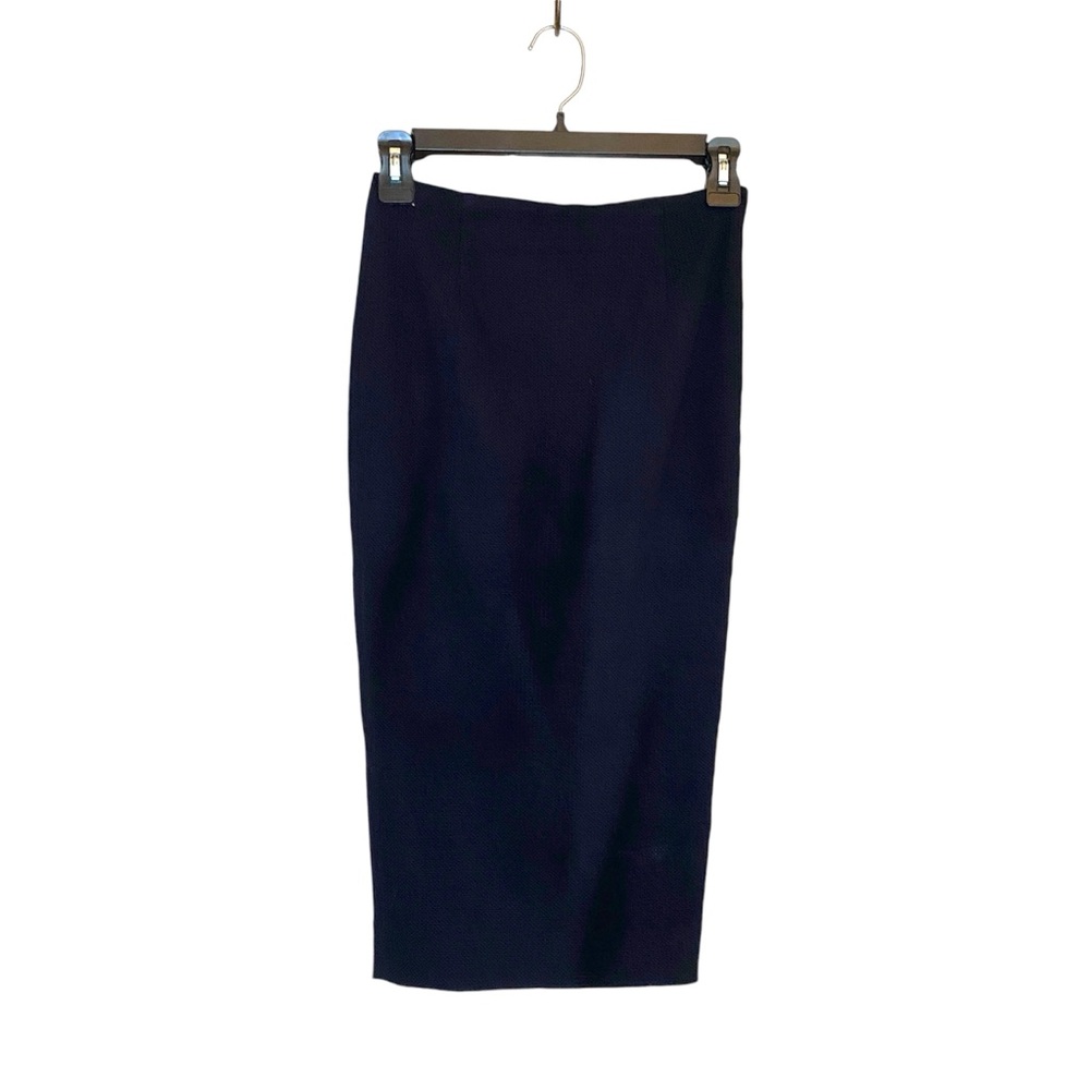 Intermix Waffle Pencil Skirt Black Size S